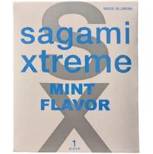 Презервативы ультратонкие Sagami Xtreme Mint со вкусом мяты 1 шт