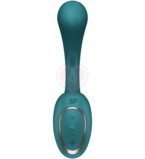 Вибратор со стимуляцией зоны G Satisfyer for Goddess 2 Green зелёный фото 3