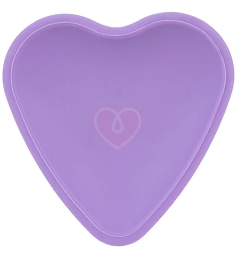 Фаллоимитатор на присоске в форме сердца Flow Emotional Plus фиолетовый фото 5