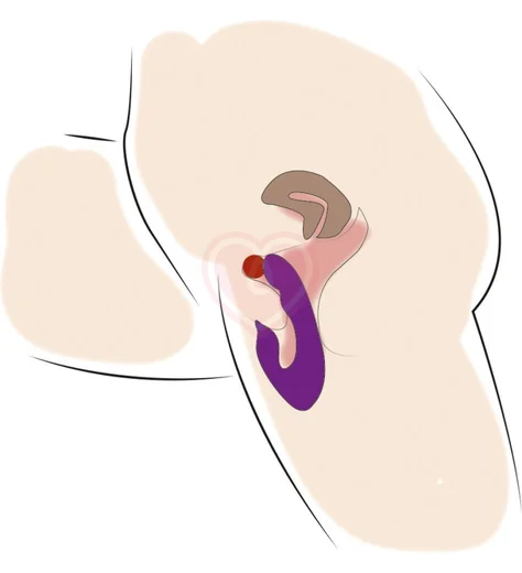 Вибратор изогнутый для стимуляции клитора Purple Vibe фото 6