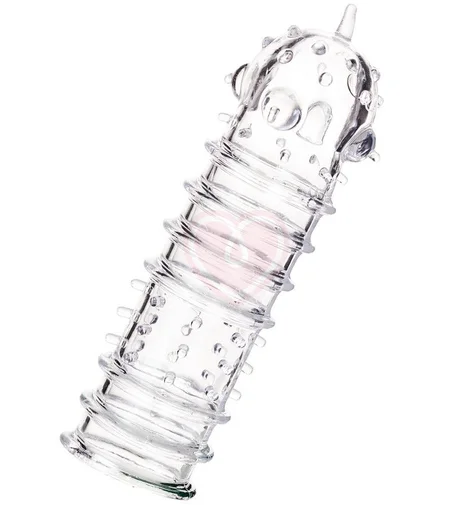 Стимулирующая насадка на пенис с усиками ToyFa A-Toys 15 см фото 6