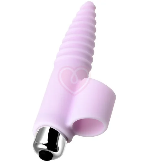 Вибронасадка на палец для клиторальной стимуляции Jos Nova розовая фото 2