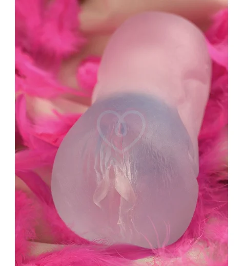 Прозрачный реалистичный мастурбатор ToyFa Juicy Pussy Subtle Crystal фото 5