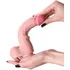Реалистичный гнущийся фаллоимитатор на присоске My Babe My Pretty телесный 15 см фото 8