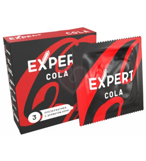 Презервативы Expert Cola с ароматом колы 3 шт фото 3