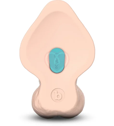 Реалистичный изогнутый фаллоимитатор с мошонкой Slipskin Realstic Curved 20 см телесный фото 6