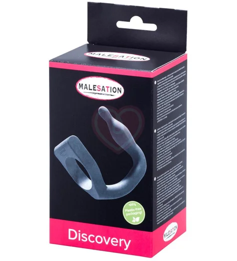 Вибропробка с эрекционным кольцом Malesation Discovery фото 2