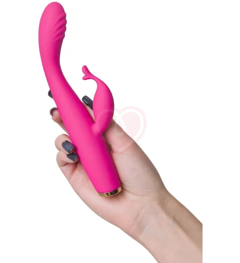 Вибратор-кролик со стимуляцией зоны G Let it G G-Hawker розовый фото 6