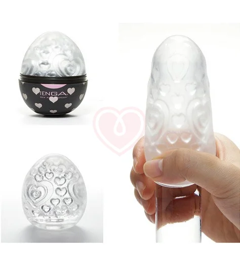 Мощный мастурбатор в форме яйца Tenga Egg Lovers black фото 3