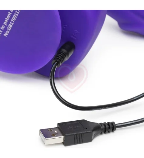 Вибратор с дистанционным управлением Uprize Realistic Dildo 21 см фиолетовый фото 2