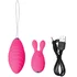 Виброяйцо и вибронасадка на палец Jos Vita розовая фото 5