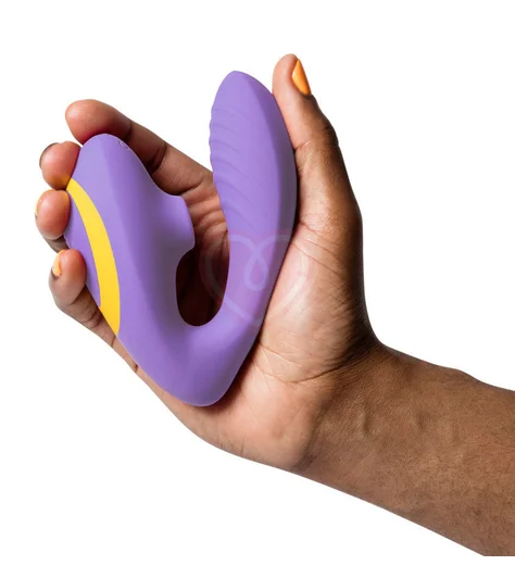 Вибратор с вакуумной стимуляцией Romp Reverb сиреневый фото 3