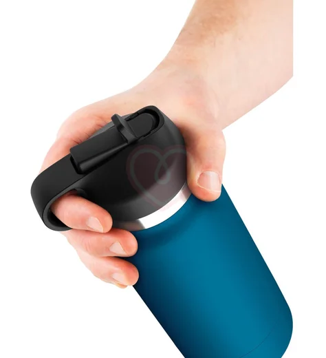 Мастурбатор вагина в синей фляге Fuck Flask телесный фото 3