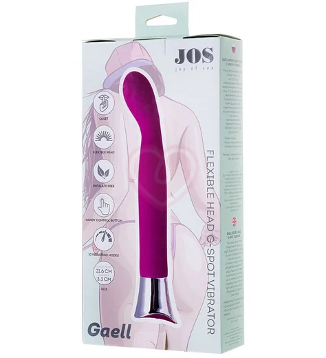 Вибратор со стимуляцией зоны G Jos Gaell фиолетовый фото 5
