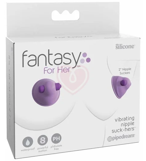 Вибростимуляторы на соски Pipedream Vibrating Nipple Suck-Hers фото 3
