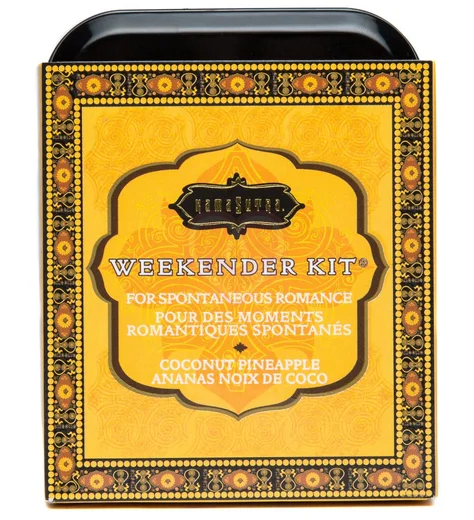 Набор эротической косметики KamaSutra The Weekender Tin Can Coconut Pineapple Ананас-Кокос фото 2