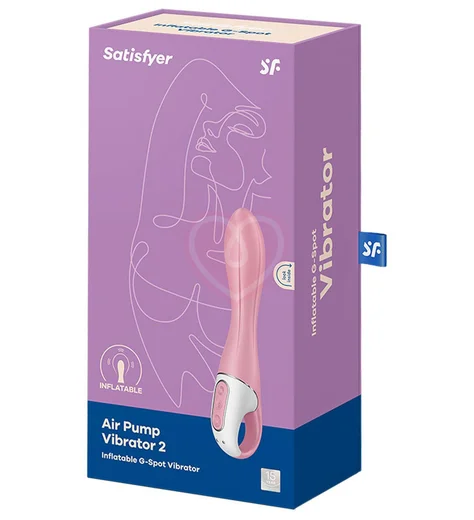 Расширяемый вибратор Satisfyer Air Pump Vibrator 2 розовый фото 2