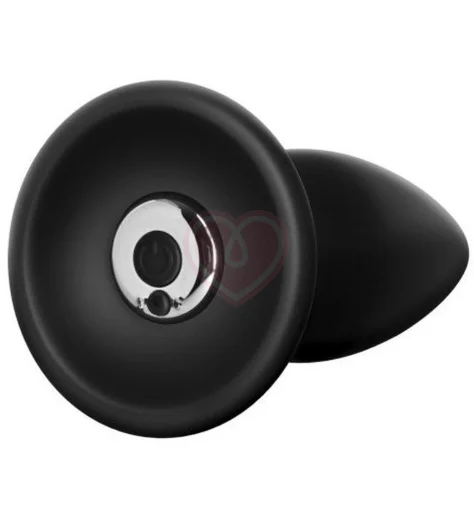 Анальная вибропробка Small Rechargeable Anal Plug малая черная фото 2