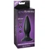 Анальная вибропробка Small Rechargeable Anal Plug малая черная фото 3