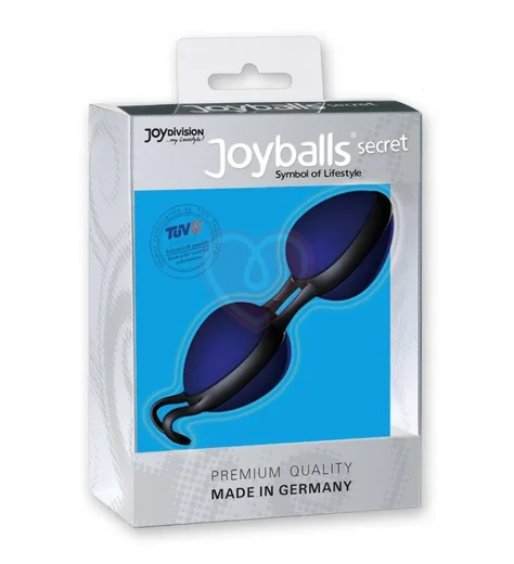 Вагинальные шарики Joyballs Secret синие фото 2