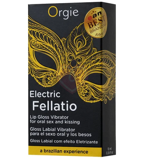 Блеск для губ с вибрирующим эффектом Orgie Sexy Vibe Electric Fellatio 10 мл фото 3