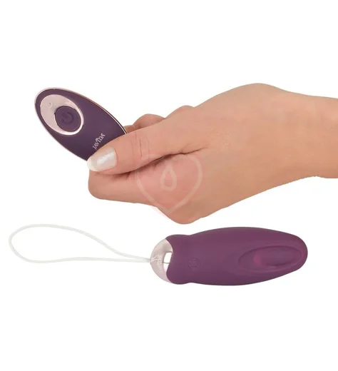 Виброяйцо с пульсацией Javida Knocking Love и пультом управления фото 4