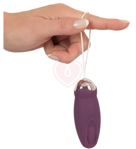 Виброяйцо с пульсацией Javida Knocking Love и пультом управления фото 5