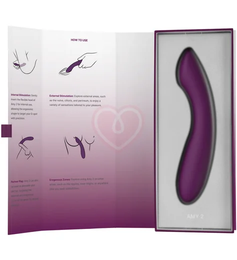 Вибратор Svakom Amy 2 для зоны G фиолетовый фото 6
