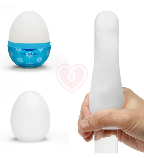 Мастурбатор яйцо Tenga Egg Snow Crystal с охлаждающим эффектом фото 3