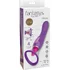 Двусторонний вибратор с помпой и язычком Her Ultimate Pleasure фиолетовый фото 4