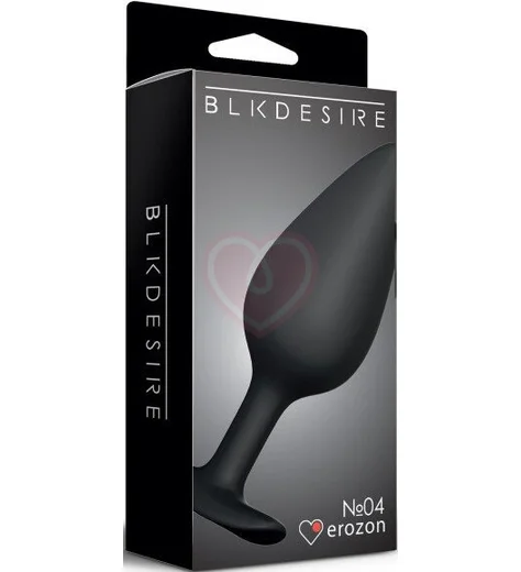 Анальная пробка Erozon 04 черная фото 4