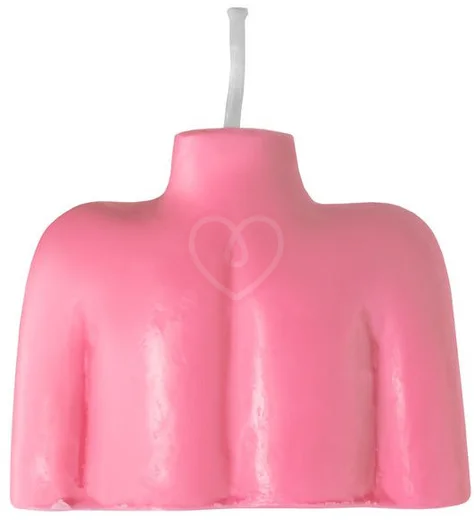 Декоративная свеча Женский силуэт Pecado BDSM розовая фото 2