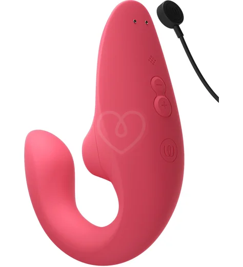 Вибратор для зоны G c бесконтактной стимуляцией клитора Womanizer Blend розовый фото 8