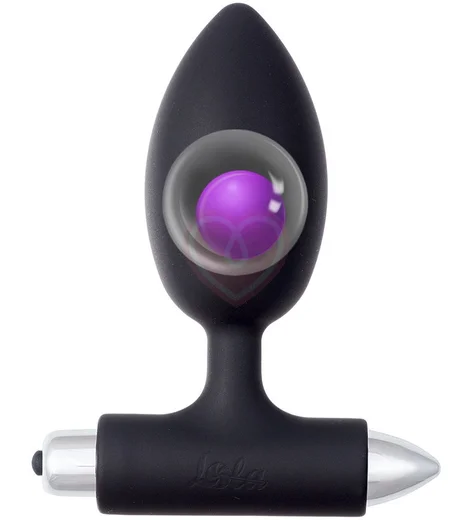 Анальная вибропробка со смещенным центром тяжести Spice it up New Edition Perfection чёрная фото 2