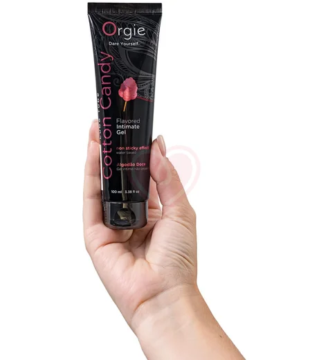 Оральный лубрикант Orgie Lube Tube Сахарная вата 100 мл фото 3