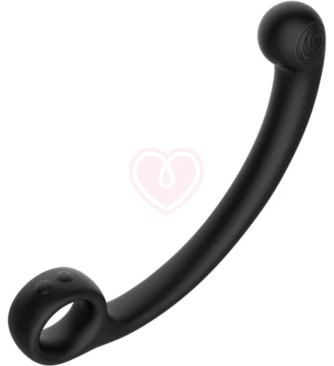 Вибратор с массажной головкой SVibe AXI Snail Spot Wand чёрный фото 4