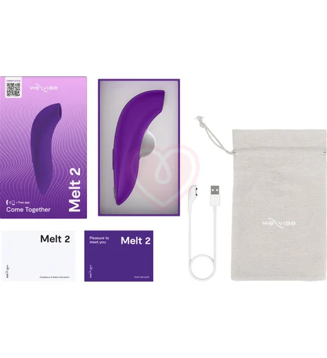 Бесконтактный клиторальный стимулятор We-Vibe Melt 2 фиолетовый фото 4