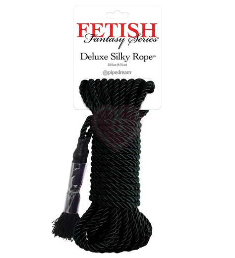 Верёвка для фиксации Deluxe Silky Rope 9,75м чёрная фото 3