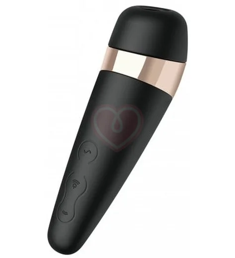 Вибратор с вакуумной клиторальной стимуляцией Satisfyer Pro 3 Vibration чёрный фото 4