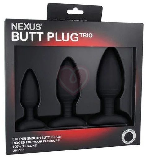 Набор анальных пробок Nexus Butt Plug Trio фото 2