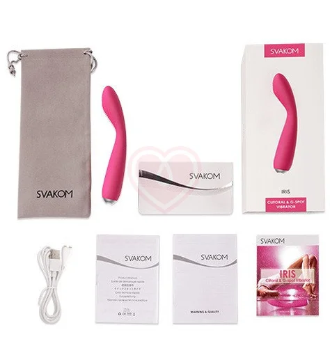Вибратор для точки G Svakom Iris розовый фото 5