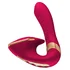 Вибратор с клиторальным кончиком Shunga SOYO малиновый фото 4