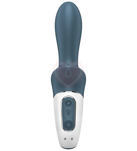 Анальный расширяемый вибратор Satisfyer Air Pump Booty 2 серый фото 4
