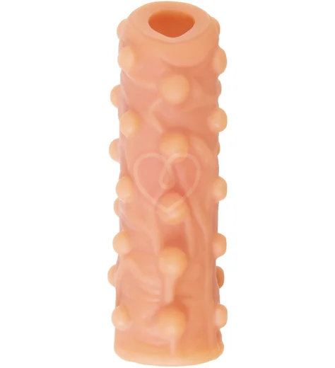 Насадка с открытой головкой и бугорками Kokos Nude Sleeve NS003-M фото 3