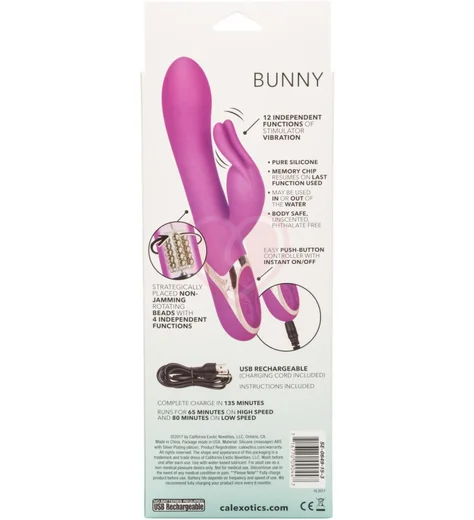 Вибратор-кролик с ротацией Enchanted Bunny лиловый фото 7