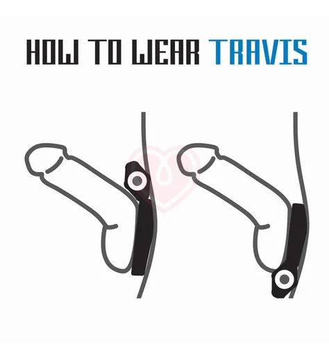 Эрекционное кольцо с вибропулей Velv'Or Rooster Travis черное фото 3