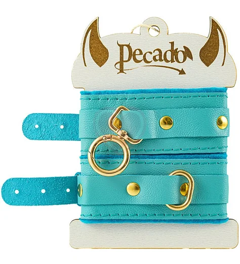 Мини оковы на ноги Pecado голубые фото 5