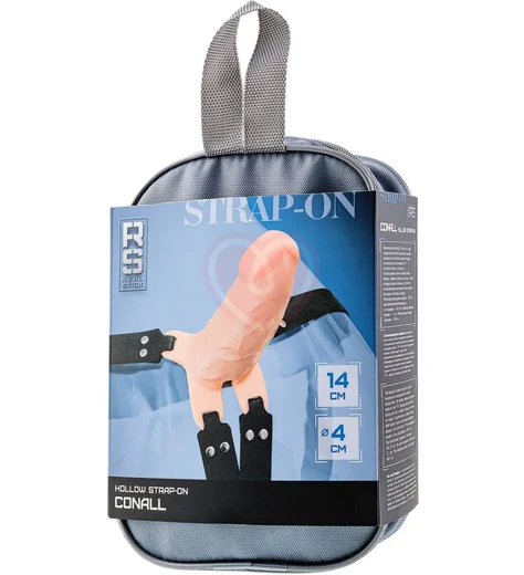 Фаллопротез с креплением RealStick Strap-On Conall телесный фото 6