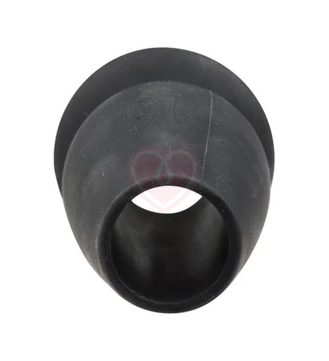 Анальная пробка со сквозным отверстием Lust Tunnel Plug чёрная фото 3