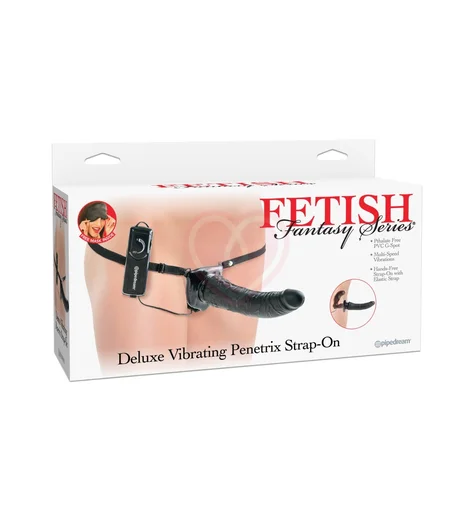 Страпон с вибрацией Deluxe Vibrating Penetrix Strap-On фото 2